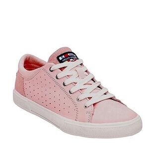 NEW Helly Hansen Copenhagen Leather Sneakers Pink Azalea Bridal Blush Size 6